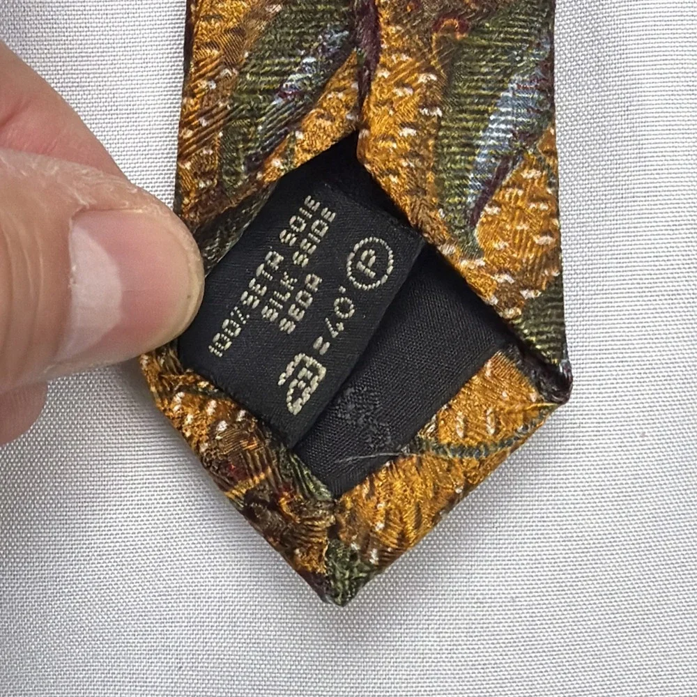 Ermenegildo Zegna Men's Tie 100% Silk Multicolor / Made in‎ Italy /60